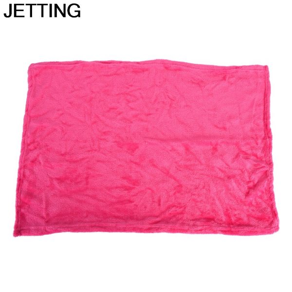 HOT 1 Pcs shower Bed Blanket Fleece Bath Towel Blankets Throw Size 50cm * 70cm Machine Washable Home Textile Solid For Bathroom