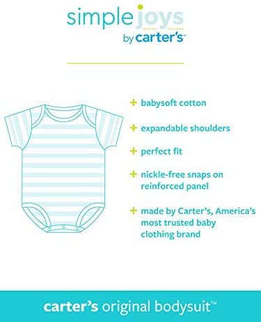 Simple Joys by Carter's Baby 6-Pack Short-Sleeve Bodysuit