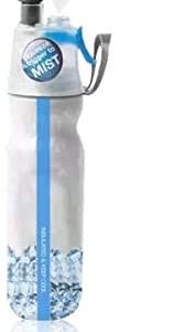 FIGO Health and household supplies Cool Bottle Bicycle Outdoor Sports Spray Bottle Portable Kettle Plastic Double Fitness Bottle Band Bottle with Classic Mist