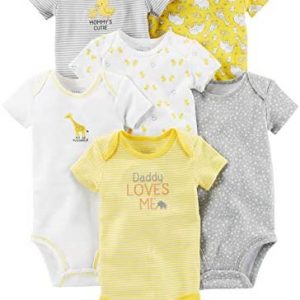 Simple Joys by Carter's Baby 6-Pack Short-Sleeve Bodysuit