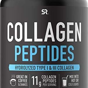 Collagen Peptides Powder 'XL' Jar 32oz | Non-GMO Verified, Certified Paleo Friendly & Gluten Free - Unflavored