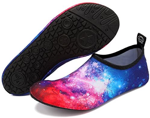 VIFUUR Water Sports Shoes Barefoot Quick-Dry Aqua Yoga Socks Slip-on for Men Women