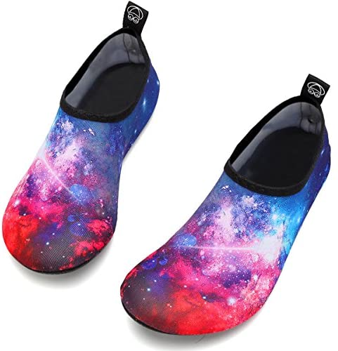 VIFUUR Water Sports Shoes Barefoot Quick-Dry Aqua Yoga Socks Slip-on for Men Women