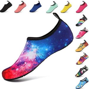 VIFUUR Water Sports Shoes Barefoot Quick-Dry Aqua Yoga Socks Slip-on for Men Women