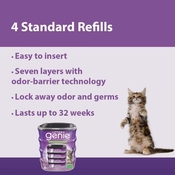 Litter Genie Standard Cat Litter Disposal System Refills