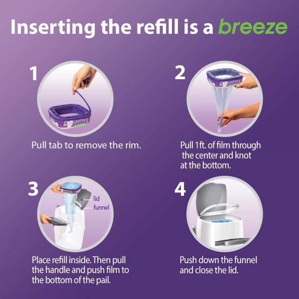 Litter Genie Standard Cat Litter Disposal System Refills