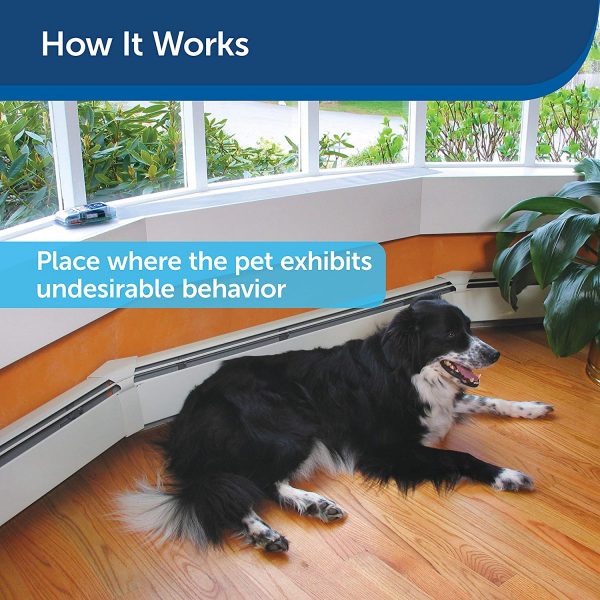 PetSafe ScatMat Indoor Pet Training Mat for Dogs and Cats, Strip Size 46 x 3 inch, Pet Proofing Mat