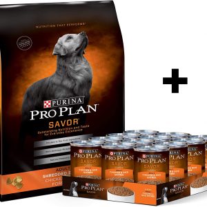 Purina Pro Plan SAVOR Shredded Blend With Probiotics Adult Dry Dog Food