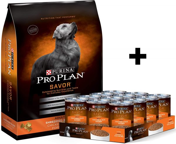 Purina Pro Plan SAVOR Shredded Blend With Probiotics Adult Dry Dog Food