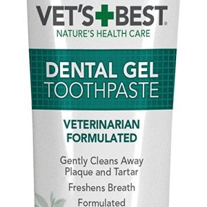 Vet’s Best Enzymatic Dog Toothpaste | Teeth Cleaning and Fresh Breath Dental Care Gel | Vet Formulated