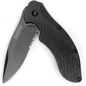 Kershaw Clash Pocket Knife, Tactical Folding Knives with 3.1 Inch Stainless Steel Blade, SpeedSafe Opening, Reversible Pocketclip, Multiple Styles