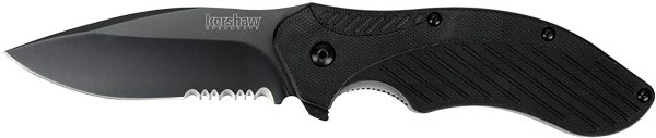 Kershaw Clash Pocket Knife, Tactical Folding Knives with 3.1 Inch Stainless Steel Blade, SpeedSafe Opening, Reversible Pocketclip, Multiple Styles